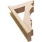 Ekena Millwork 5 1/2-in W x 16-in D x 24-in H Balboa Trad Rough Cedar Woodgrain TimberThane Outlooker, Primed Tan OUTUR055X16X24BOA04RCPR - alternate 4